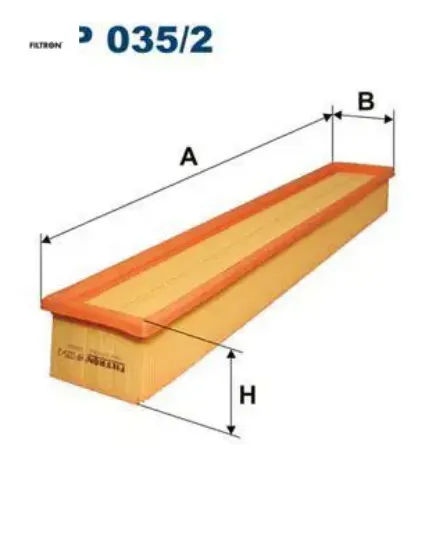 Hava fıltresı mercedes m111 w203 s203 cl203 fıltron a1110940304 resmi