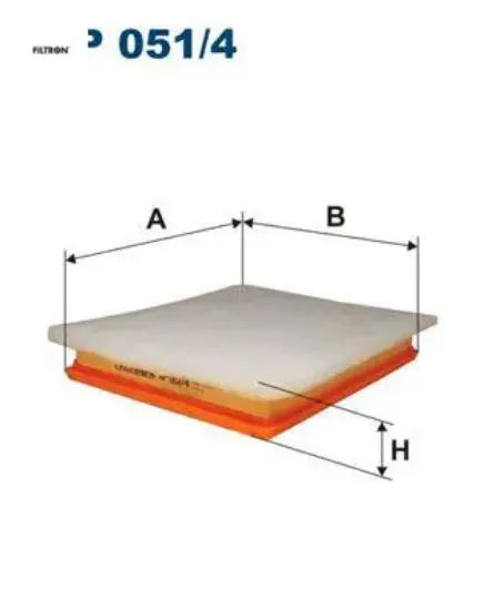 Hava filtresi astra g 99-05 2.0dtı-2.2dtı-2.0dtı 16v- astra h 05- 1.3cdtı-1.7cdtı- zafıra 00-05 fıltron 55556465/ 55556463/ 93181912 resmi