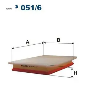 Hava filtresi zafıra b 1.9 cdtı 150hp 05 fıltron 5834040 resmi