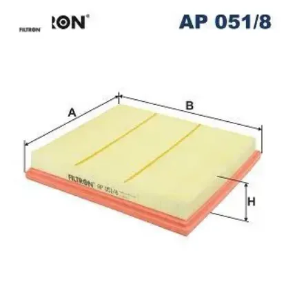 Hava fıltresı astra j 1.4 09-15 chevrolet cruze 1.6 1.8 09 a14xel-a14xer-b14xer fıltron 835056/ 13272717 resmi