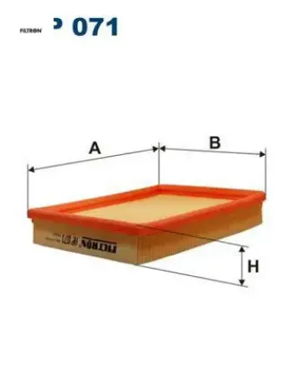 Hava filtresi corsa-combo-tıgra 93-00 fıltron 834581/ 834582/ 90412779/ 90411732 resmi