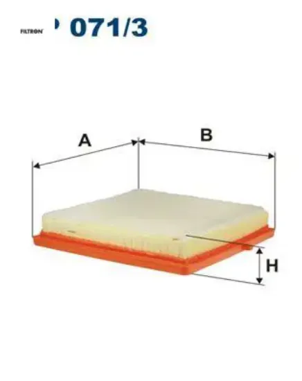 Hava filtresi adam 1.0 14 1.2-1.4 12 fıltron 13357497/ 834778 resmi