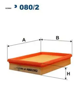 Hava filtresi 206 1.1-1.1i-1.4-1.4i-1.6-1.6 1.6 16v 98- - xsara 1.4i-1.6 16v fıltron 1444.G9/ 1444.J5/ 1444.Vs resmi