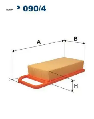 Hava filtresi p407 1.8-1.8 16v-2.0-2.0 16v-2.2 04- - c6 3.0 v6 05- - c5 1.8-2.0-3.0 16v 04- fıltron 1444.Cv/ 1444.Cx/ 1444.Ez/ 1444.Fn resmi