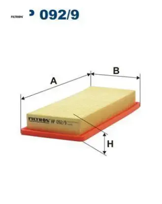 Hava filtresi bıpper 08 -nemo 08 1.4 tu3a fıorıno 07 qubo 08 1.4 benzin fıltron 1444.Xc/ 1444.Sc/ 51785947 resmi