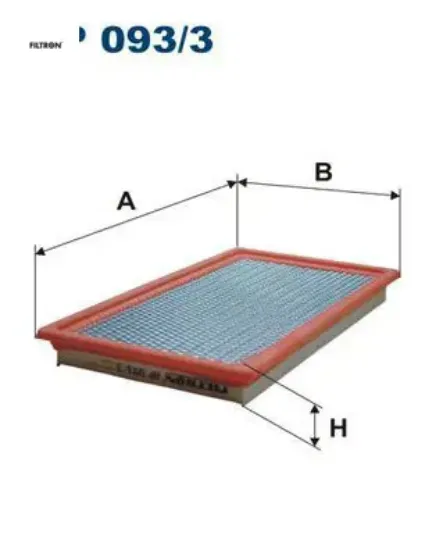 Hava filtresi patriot 2.4 16v 170hp 10/07- fıltron 04891695aa resmi