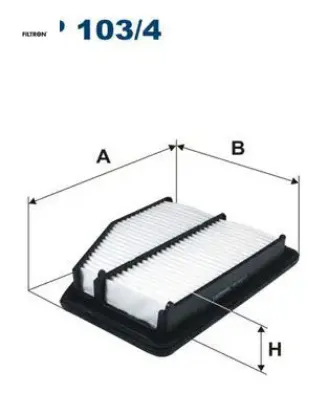Hava filtresi cıvıc ıx 1.6 i-vtec 125hp 02/12- fıltron 17220r1aa01 resmi