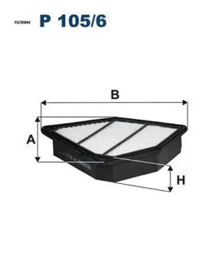 Hava filtresi cr-v 1.6l n16a2 re6 i-dtec dizel 13- fıltron 17220r5zg01 resmi
