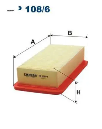 Hava filtresi accent era 1.4l 1.6l g4ee g4ed 06-10 / rıo 1.4l 1.6l g4ee g4ed 05-10 fıltron 281131g000 resmi