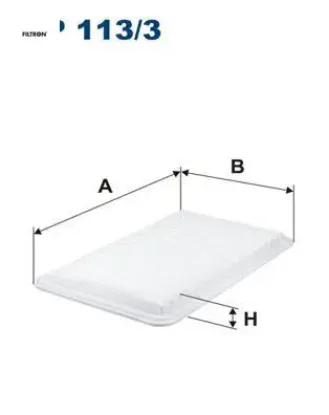 Hava filtresi 2-3-demıo 07 fıltron zj0113z40 resmi