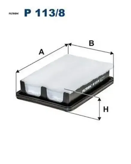 Hava filtresi 2-3-cx3 fıltron p501133a0 resmi