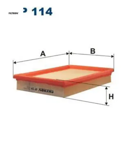 Hava filtresi accent mılenyum admıre 1.3l g4ea 01- / 1.5l g4eb enjeksiyonlu 01-05 / 1.6l g4ed benzin fıltron 2811322600 resmi