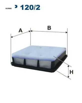 Hava filtresi mıtsubıshı l200 07> 2.5 dı fıltron 1500a098/ 8973692930 resmi