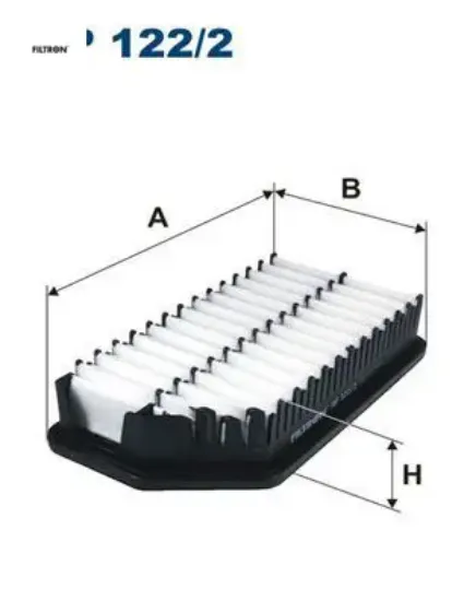 Hava filtresi i30 1.4 crdi-1.6 crdi 12 ceed 12 pro 13 1.4 crdi-1.6 crdi 267x145x51 fıltron 28113a5800 resmi