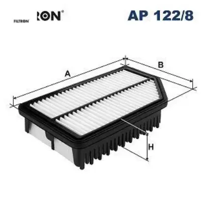 Hava filtresi accent blue 1.4l 1.6l benzinli 10-> 1.6l crdi dizel 10-> / kıa rıo 1.4l 1.6l benzinli fıltron 281131r100/ 281131v100/ 28113b2000 resmi