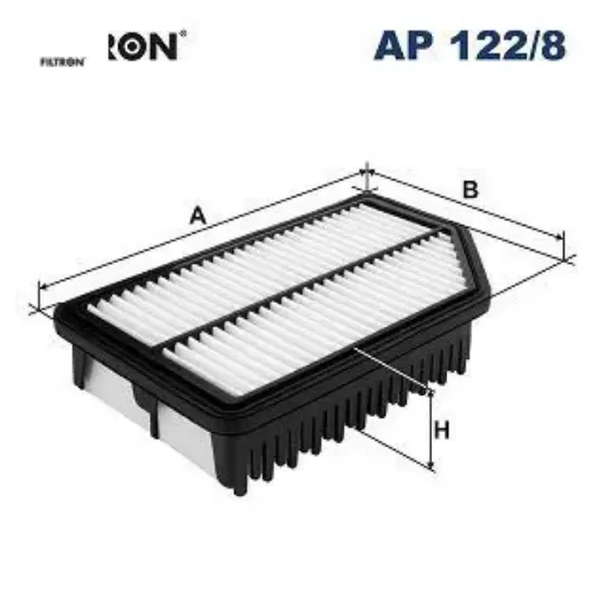 Hava filtresi accent blue 1.4l 1.6l benzinli 10-> 1.6l crdi dizel 10-> / kıa rıo 1.4l 1.6l benzinli fıltron 281131r100/ 281131v100/ 28113b2000 resmi