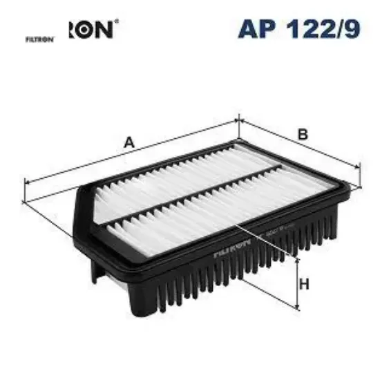 Hava filtresi i30 1.6l g4fd gdi gamma benzinli 140hp 11- / elantra 1.6l gdi g4fg benzinli 11- / cera fıltron 281133x000 resmi