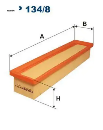 Hava filtresi clıo ııı 05 modus 04 twıngo 07 1.2 16v d4f fıltron 7701064439/ 7701059409/ 165461599r resmi
