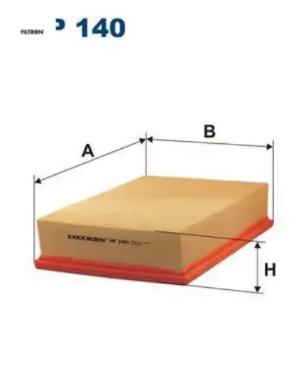 Hava filtresi polo ııı 6n1/6v2/6v5 1.6 6v2/6v5 100hp 12/95-09/99 fıltron 6u0129620/ 1l0129620a/ 1l0129620 resmi