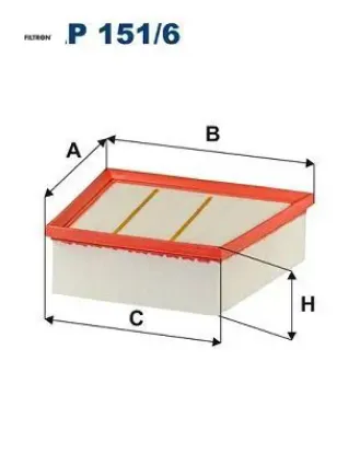 Hava filtresi fıesta vıı-fıesta mk vııı-ecosport-1.0-1.1-1.5tdcı-1.6st-05/17- fıltron gn159601aa/ 2066235 resmi