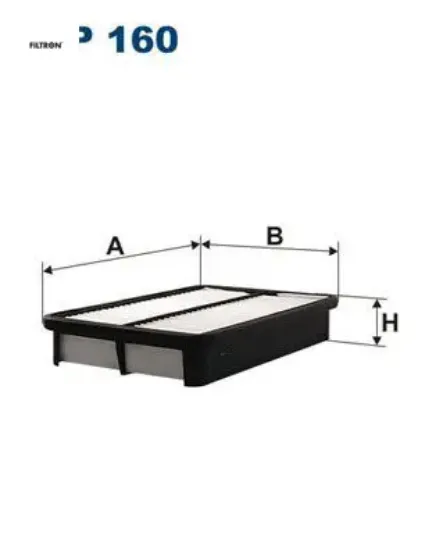 Hava filtresi corolla 1.6l 4a-fe ae101 ae111 dohc enjeksiyonlu 92-00 fıltron 1780102030/ 1780115070 resmi