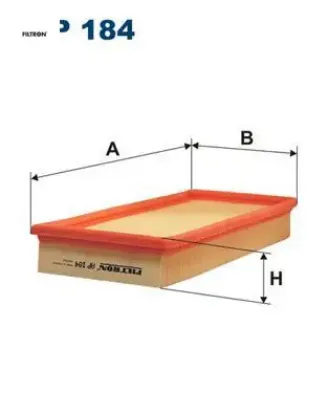 Hava filtresi avensıs 2.0l 3s-fe st220 98-00 / carına 2.0l 3s-fe st191e 95-98 fıltron 1780102050/ 1780102040 resmi