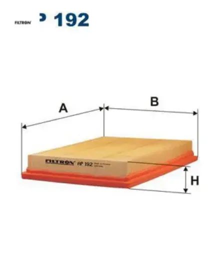Hava fıltresı ford fıesta v 01>08 fusıon 01>12 1.25 -1.4 16v mazda ıı 03> zetec fıltron 2s619601c1a/ tamt9601fnbz resmi
