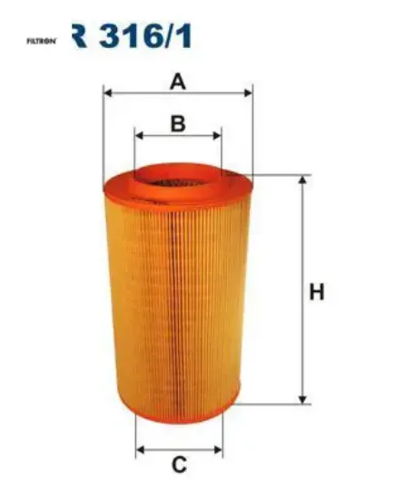 Hava filtresi jumper 2.2hdı-3.0hdı 06 ducato 2.0d-2.2d-2.3d-3.0d 06 boxer 2.2hdı-3.0hdı 06 fıltron 1444.Qt/ 1444.Sq/ 1359643080 resmi