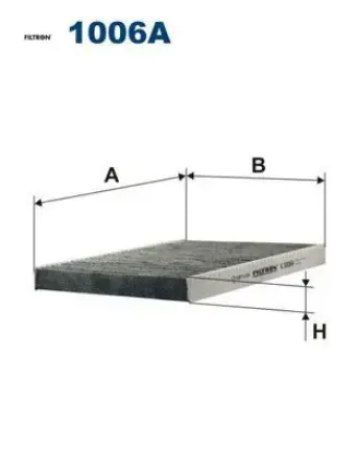 Polen filtresi karbonlu a3 1.6-1.8 96-03 caddy ıı 1.4-1.4 16v-1.6 95-04 golf ııı 1.4-1.6 91-00 fıltron 1h0091800/ 8l0091800 resmi