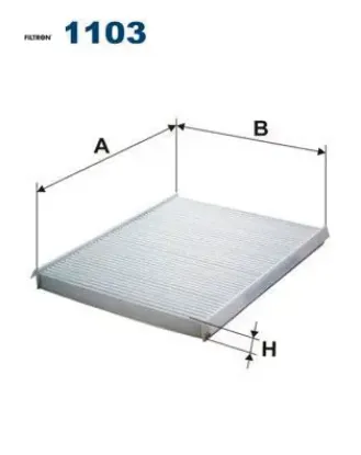 Polen filtresi bravo ıı 07 stılo 801-06 delta ııı 08 1.4-1.6d- 1.9jtd-2.0d fıltron 46723435/ 71754152/ 71736776 resmi