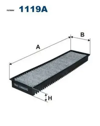 Polen fıltresı mını r50 r52 r53 r56 karbonlu fıltron 64319257505 resmi