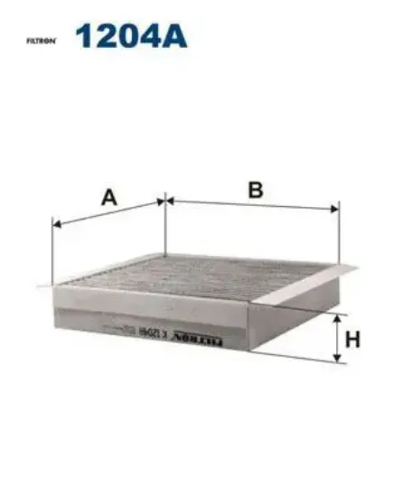 Polen fıltresı smart fortwo coupe 450 04 07 karbonlu fıltron q0001110v003000000 resmi