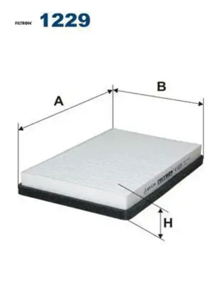 Kabin filtresi 1118 1119 1.6 82hp 03/05- fıltron 11180800000000 resmi
