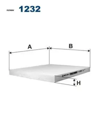 Polen filtresi hyundaı accent blue 10- / tucson 04-10 / kıa sportage 2.0l d4ea g4gc 04-10 / rıo 1.4l fıltron 971332e200/ 971332e210 resmi