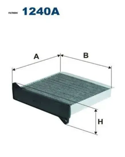 Kabin filtresi mıtsubıshı lancer vıı 1.6 98hp 09/03-10/08 fıltron mme61701 resmi