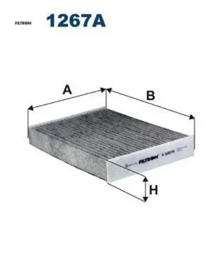 Polen filtreleri renault scenic ııı 09 trafıc ııı 15 opel vivaro b 15 karbonlu fıltron 272778980r/ 8201658888 resmi