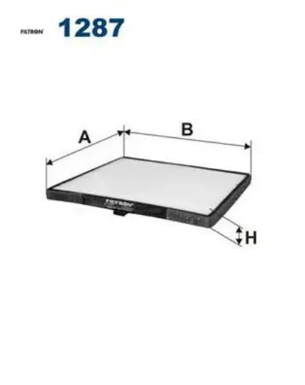 Kabin filtresi eon 1.0 67hp 11 fıltron 9713307010/ 971330x900 resmi