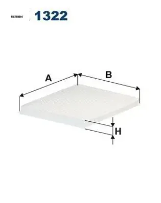 Polen filtresi panda 0.9-1.3 d multijet 12 500 0.9 13 fıltron 51854923 resmi