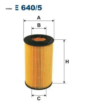 Yag fıltresı om611 w203 w211 w210 w639 b901 b904 fıltron a6111800009 resmi