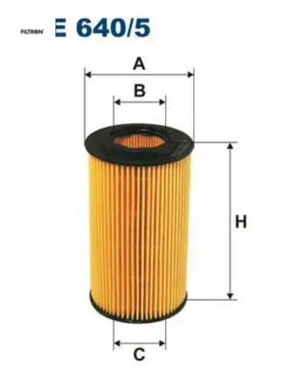 Yag fıltresı om611 w203 w211 w210 w639 b901 b904 fıltron a6111800009 resmi