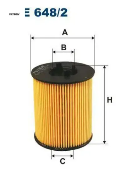 Yağ filtresi vectra-b 2.5i v6 170hp 10/95-12/00 fıltron 21018826 resmi