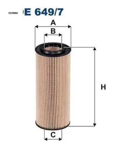 Yag fıltresı bmw m47 e87 e46 e90 e91 e60 e61 e65 e83 fıltron 11427787697 resmi