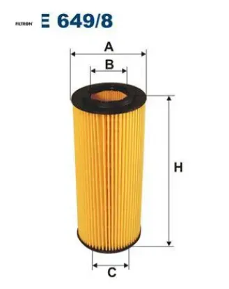 Yag fıltresı m57n e46 e90 e91 e92 e93 e60 e61 e63 e64 e65 e66 e83 e53 e70 e71 fıltron 11427788460 resmi