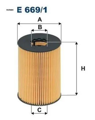 Yağ filtresi master-movano 3.0 dci fıltron 7701057828/ 4415218 resmi