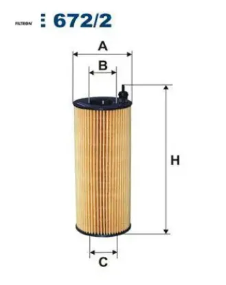 Yag fıltresı bmw n47 e81 e82 e87 e88 e90 e60 f10 f01 e84 e83 e70 e71 f15 f16 fıltron 11427807177 resmi