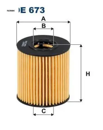Yağ filtresi astra l-grandland-206-207-307-308-508-3008-partner-c2-c3-c4-c5 1.4-1.6 vtı-thp boxer ju fıltron 1109.Cl/ 6c1q6744aa/ lr028438 resmi