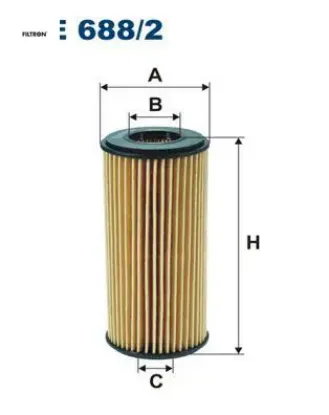 Yağ filtresi a3-a4 1.8 tfsı 2012 a5 1.8 tfsı 07 q5 2.0 tfsı 2012 fıltron 06l115562/ 06l115466 resmi
