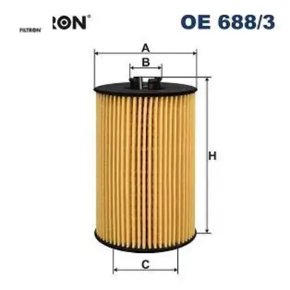 Yağ filtresi golf vıı-passat-a3-leon-octavıa 1.6 tdi-2.0 tdi 2012 fıltron 03n115562 resmi