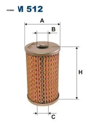 Hıdrolık dıreksıyon yag fıltresı fıltron a0004662804 resmi