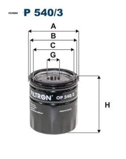 Op540.3 yağ filtresi boxer-jumper-vıvaro c-zafıra lıfe-p308-p508-p3008-p5008-expert-jumpy- c4-c5-to fıltron 9809532380/ su001a4322 resmi